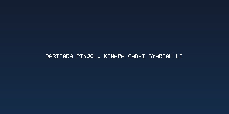 Memahami Potensi Jebakan Pinjaman Online (Pinjol) di Tengah Krisis